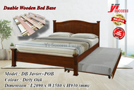 Yi Success Javier Wooden Queen Bed Frame / Quality Queen Bed / Katil Queen Kayu / Wooden Double Bed / Bedroom Furniture