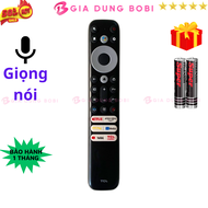 Remote điều khiển tivi TCL Mã 16 Giọng Nói 2022 điều khiển TV TCL Smart - Tặng kèm pin - Gia Dụng Bo