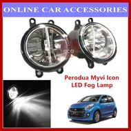 2pcs Perodua Myvi Icon Replacement OEM Car Fog Light/Fog Lamp (BMW Type)