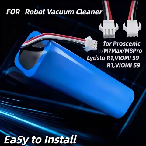 14.4V 6500mAh Rechargeable Li-ion Battery – for Proscenic M7Pro/M7Max/M8Pro,Lydsto R1,VIOMI S9, EVE 