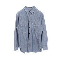 【สินค้ามือสอง】 หลุยส์ วิตตอง LOUIS VUITTON เสื้อเชิ้ตแขนยาวลายโมโนแกรม รุ่น RM131M H3SH 16BPR ผ้าคอต