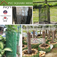 24 Meter/15mm BLACK/GREEN PVC SQUARE MESH NETTING Tree Guards Pets PVD JARING Plastic Gate Guard, Cl