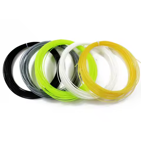 1PC Fangcan 1.35MM/15L Rough Tennis String Nylon Training String for Tennis Racket 10m/pc