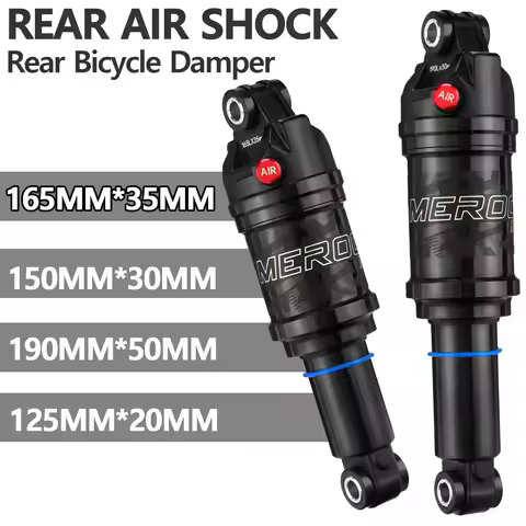 MEROCA 165mm 190mm 125MM 150MM mtb air chamber damper rear shock absorber FOR mountain bike XC bicyc