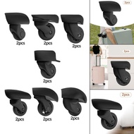 [szlztmy2mg] 2 Pieces Luggage Wheels Replacement Mute Luggage Accessories Suitcase Wheels Luggage Tr