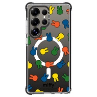 HI-SHIELD Magnetic Shockproof Case รุ่น Miffy001 เคสแม่เหล็ก สำหรับ Samsung S25ultra/S24ultra/S23ult
