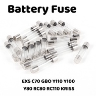 FUSE BATTERY (10 A) HONDA MODENAS UZUKI FIUS BATERI EX5 HP DREAM GBO C70 Y100/110 KRISS RC80