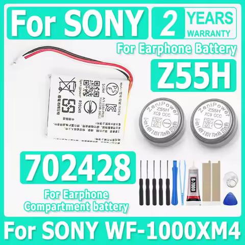 High Quality Z55H 3.85V 70mAh Battery For SONY WF-1000XM4 1000XM4 XM4 Bluetooth Earbuds Headset Batt