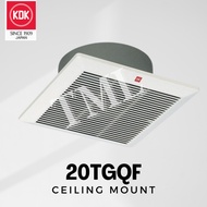 KDK 20CQT1 20TGQF Exhaust Fan Ceiling Mount Ventilating Ventilation Fan