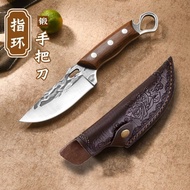 Longquan Forged Handle Knife Mongolian Meat-Eating Special Knife Cleaving Meat Knife Bone-Picking Sh