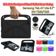 EVA Shockproof Case For Samsung Galaxy Tab A7 Lite 8.7 inch WiFi SM-T220 LTE SM-T225 Kids Safe Case Stand Tablet Cover Casing