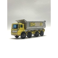 Matchbox No. 51 8 Wheel Tipper Ergonomic Cab Truck Lesney England 1971 Yellow Loose Diecast Rare HTF