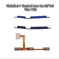 TOMBOL Flexible + External On Off Volume Button Vivo Y11 Y12 Y12i Y15 Y17 Flexible On Off Volume But