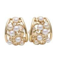 TASAKI 耳環，18K黃金，珍珠，約16.0克 [二手]