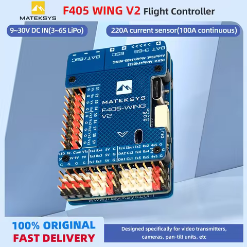 Matek Mateksys F405 WING V2 Flight Controlle with Baro OSD Blackbox for ArduPilot INAV RC Fixed Wing
