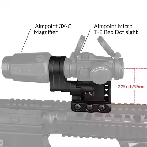 New RDS Red Dot Scope Mounts RDF/20225K 3x 6x Magnifier Scope Adapter PP24-0263