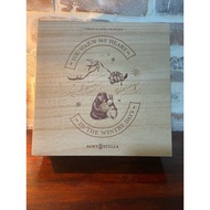 AUNT STELLA Biscuit Wooden Box (No Biscuits Inside) Empty