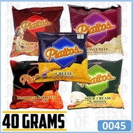 JM FG-0045 | JM Foods | 1 PC - 5 PCS | Piatos | 40g | Cheese | Nacho Pizza | Roadhouse BBQ | Roast B