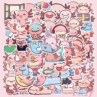 ❉ Q Funny Cynops Series 01 Axolotl Salamander Stickers ❉ 50Pcs/Set DIY Fashion Waterproof Decals Doo