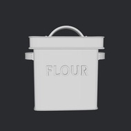 數碼 3D模型 微型麵粉罐模型|準備打印的微型 3D 模型