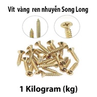 1 kg of fine threaded wood screws - width 1.5cm, 2cm, 2.5cm, 3cm, 4cm, 5cm 6cm - Song Long wood scre