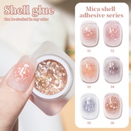 Glitter Gel Nail Polish, Shimmery Diamond Sequins Gel Polish, Sparkle Nail Polish For Home Manicure 