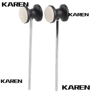 KAREN1 ​2Pcs Drum Pedal Beater​, ​Felt Head​ Drum Mallet​ ​Bass Drum Beater​, ​Pedal Hammer​ ​Stainl