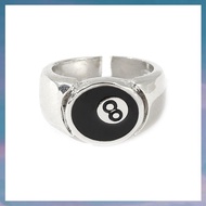 [hotkeystore.] 8 Ball Pool Ball Ring Adjustable Number Black 8 Eight Pool Billiard Ring, for Pool Lo