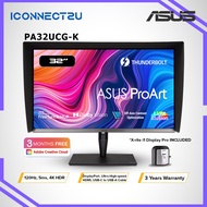 Asus ProArt Display 32" PA32UCG-K 4K HDR IPS 120Hz VRR FreeSync2 HDR  Ergonomic Monitor