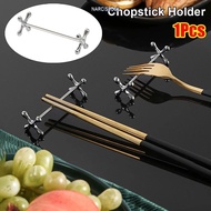 NARCISSUS13A0E 1Pcs Chopstick Holder, Metal Plum Shape Chopsticks Rack, Durable Stainless Steel Tabl
