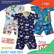 Qkids Suit Size M (4-6th) Short Sleeve Shorts