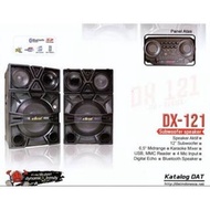 SPEAKER AKTIF USB BLUETOOTH DAT 12 INCH X 2 DX 121