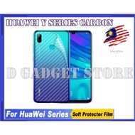 HUAWEI Y Max/HUAWEI Y5(2019)/HUAWEI Y7 Pro(2019) Back Carbon Fiber Sticker