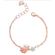 Korean Bracelet 16k Rose Gold Owl