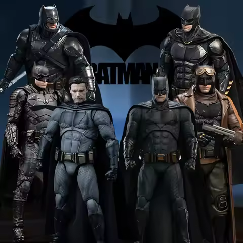 Fondjoy DC Batman Full series BVS Batman Movie Character Model Limited Head Sculpt Action Figures 19