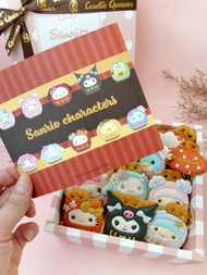 【三麗鷗Sanrio】福神/正版授權/收涎餅乾禮盒/客製寶寶名字