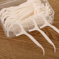 [HCM] Box of 50 Dental Flossers H160-C - Egreen Disposable
