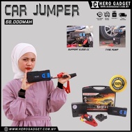 [[ READY STOCK ]] FREE SHIPPING POWERBANK JUMPER KERETA [68,000 MAH]. COME WITH AIR PUMP TYRE. SUPPORT 5,000 CC DIESEL