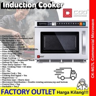 CK-M17L Commercial Microwave Oven 1800W Heavy Duty Stainless Steel 17L Flatbed No Turntable Membrane