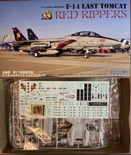 1/72 Fujimi  富士美 F-14 LAST TOMCAT RED RIPPERS 戰機模型