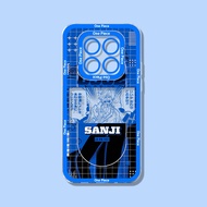 O-One Piece Monkey D. Luffy Case for Xiaomi Redmi Note 13 14 15 Pro Plus 12 11 10 14S 13S 12S 11S 10