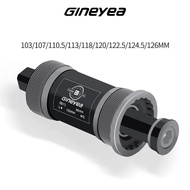 GINEYEA BB73 Mountain Bike Square Hole Bottom Bracket EIEIO Seal Bearing BB With Screw 68*103-126mm 