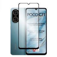 LAYAR FULL SCREEN TEMPERED GLASS MI poco C71, Anti-Scratch, Anti-Intip Full SCREEN SCREEN Protector