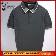 Polo T-shirt - Men's T-shirt with cotton crocodile collar - Luxurious design, cool, sweat absorbent