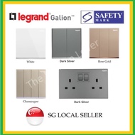 Legrand Galion Switch Socket White Dark Silver Rose Gold Champagne Designer Landed Condo BTO HDB TML