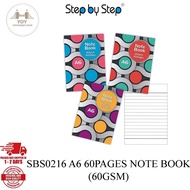 SBS 0216 A6 60PAGES NOTE BOOK (60GSM)