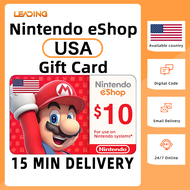 Nintendo USA 10 USD⚡Nintendo Switch Eshop Gift Card⚡Available country(Account) -USA⚡Nintendo Eshop ⚡