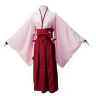 Japanese HAKAMA YUKATA SABER OKITA YUKATA JAKAMA SCREEN PRINTING