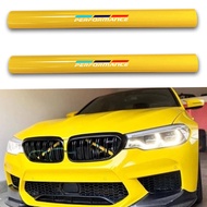 1pair ABS Car Front Grille Trim Strips Cover For BMW X1 G01 X4 G02 X5 G05 X6 G06 G30 G31 G32 M Performance Accessories