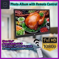 15.6 inch FHD digital photo frame 1080p high resolution play video photo music calender